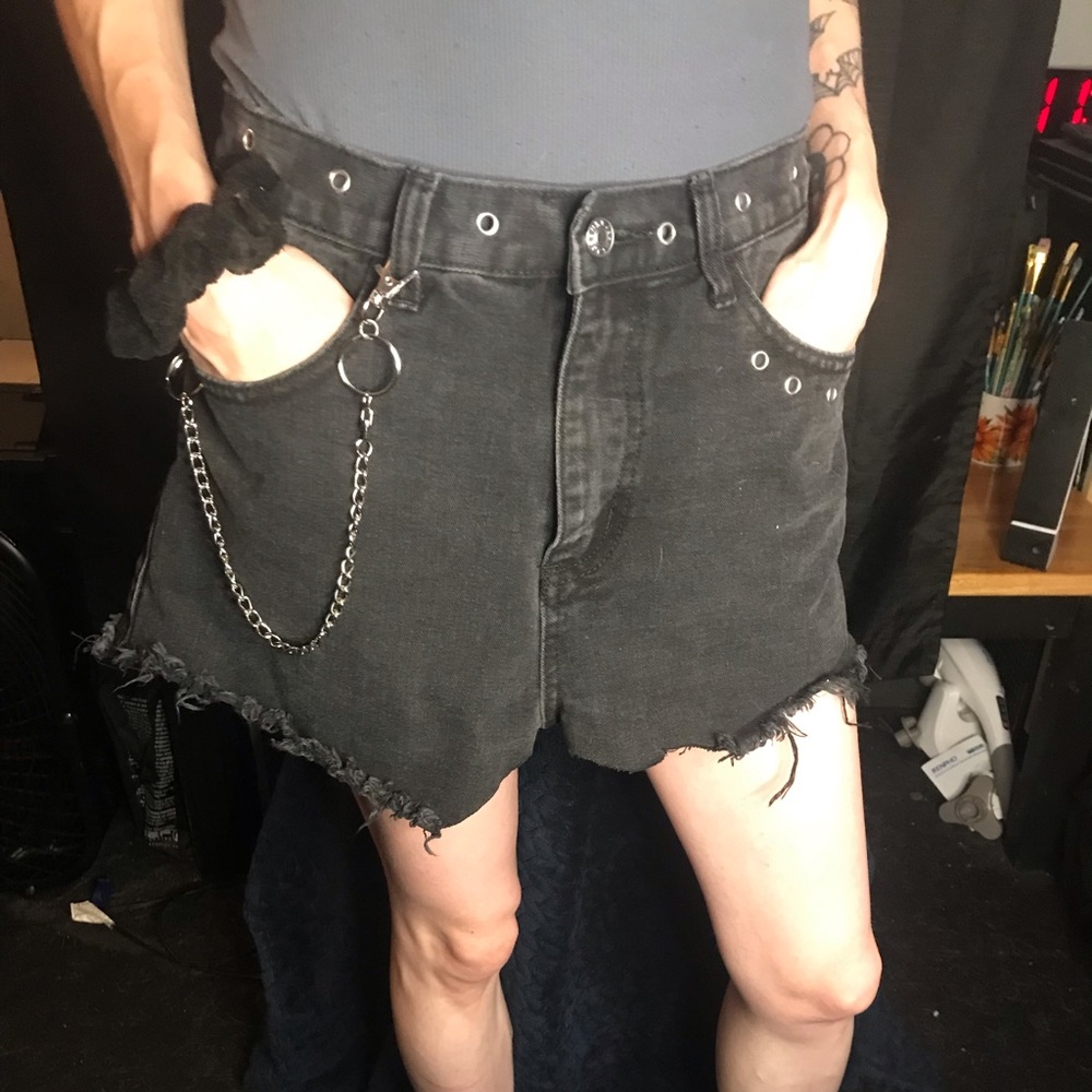 Distressed Skirt Small